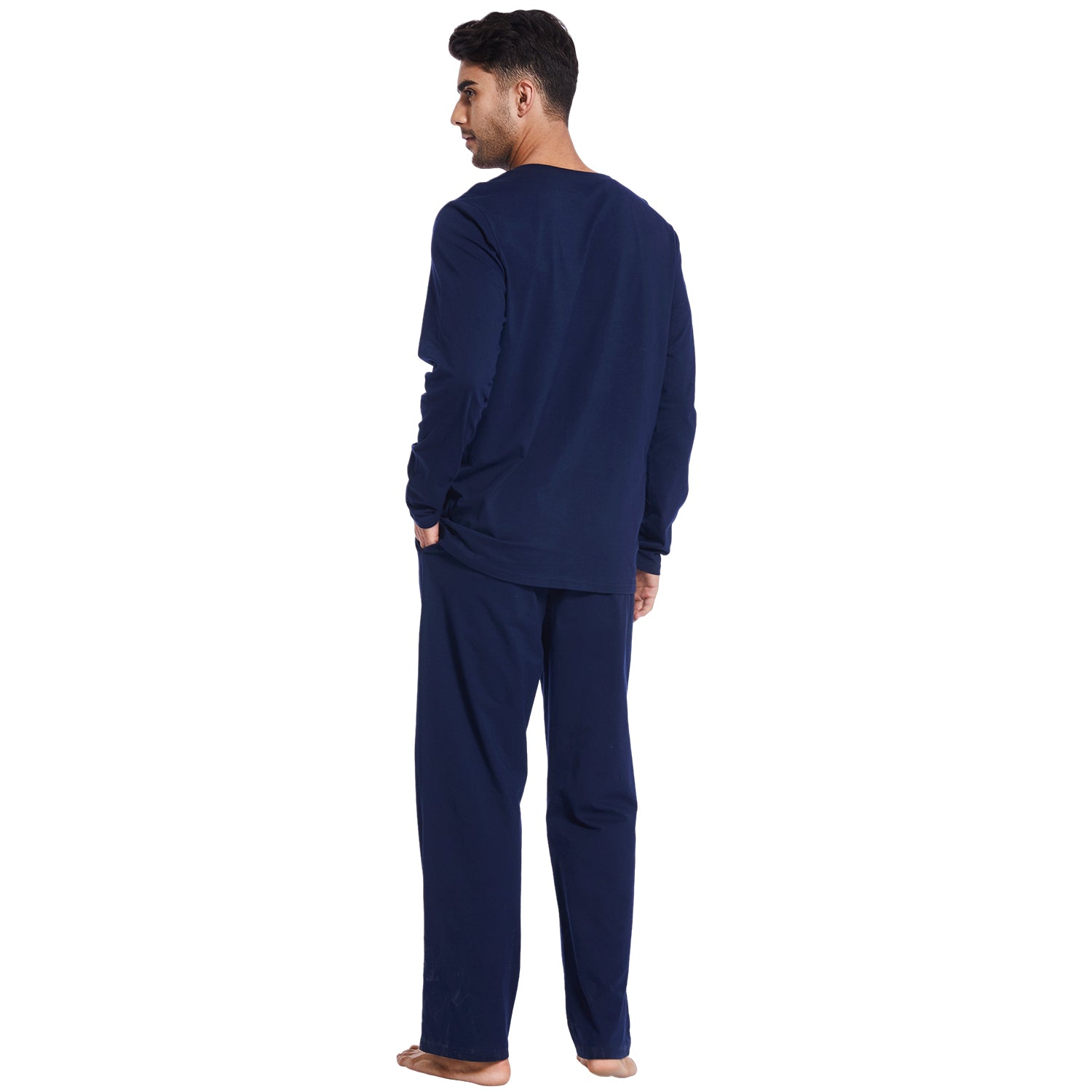 Mnamo Men’s Henley 100% Cotton Pajama Set