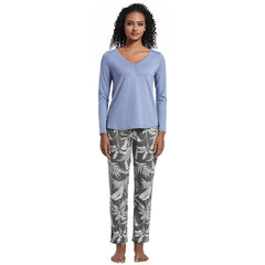 Women's Pajama Set Blend of Cotton and Modal Printed Design