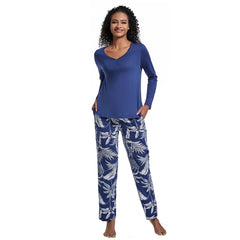 Women's Pajama Set Blend of Cotton and Modal Printed Design