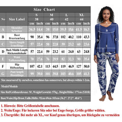 Women's Pajama Set Blend of Cotton and Modal Printed Design